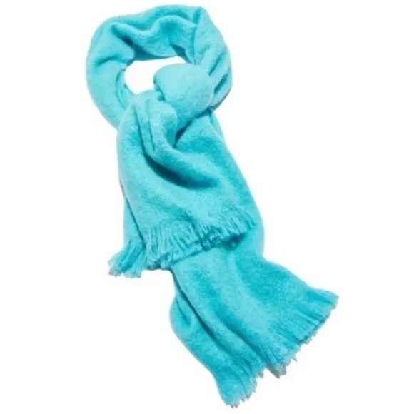 NWT Urban Outfitters Sammi Nubby Blanket Scarf in Blue - Picture 1 of 5